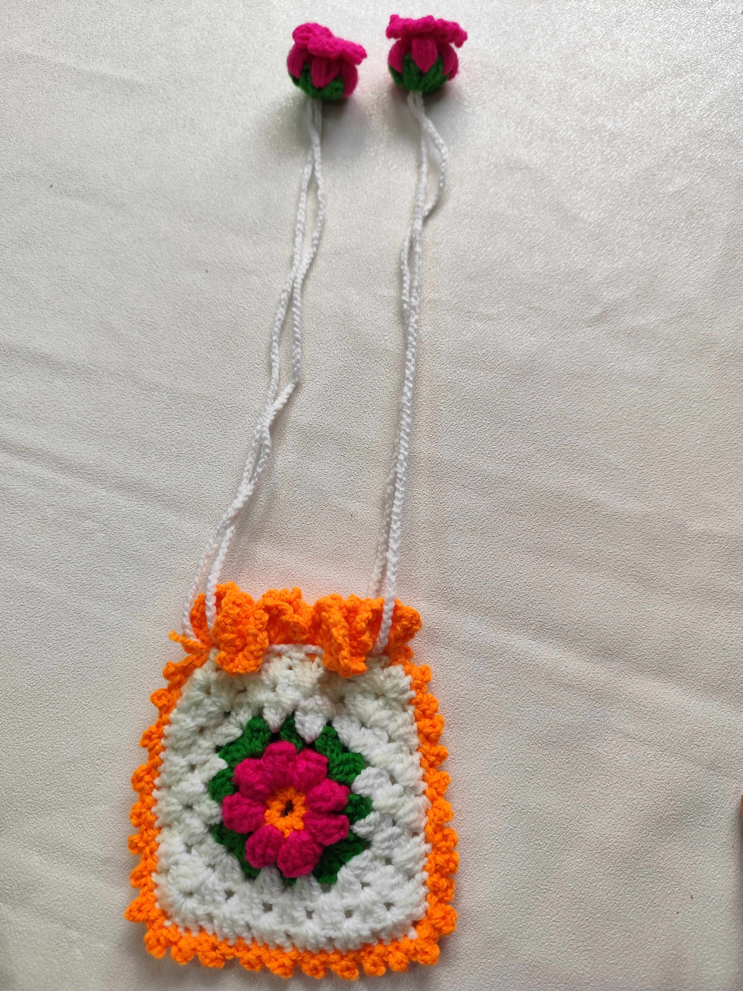 Thumbnail of Trendy handmade woolen potli bag 3